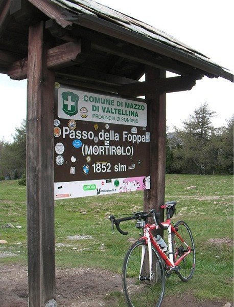 Road bike in Bormio